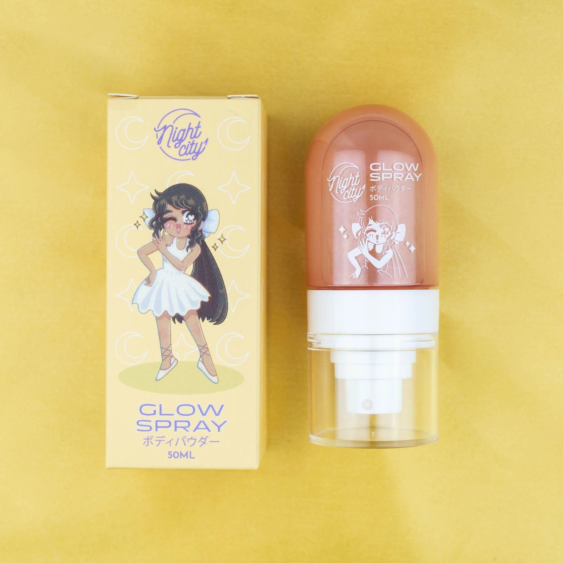 highlight spray anime makeup 90s anime aesthetic summer glow (7075373023432)