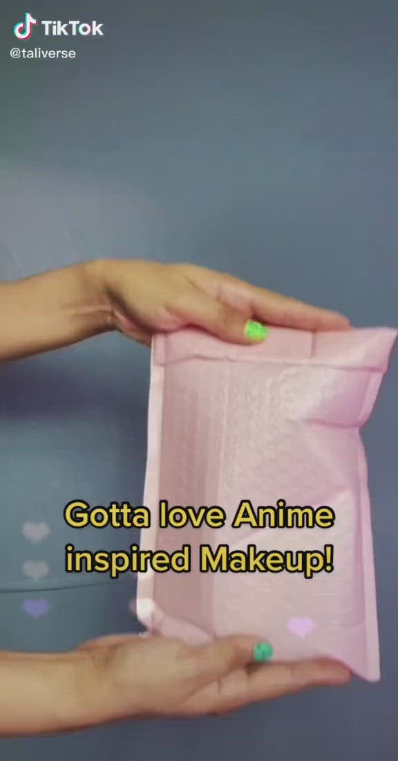 90s anime aesthetic anime makeup cute kawaii lip gloss non sticky vegan cruelty free pink yellow orange retro dragon ball z pokemon
