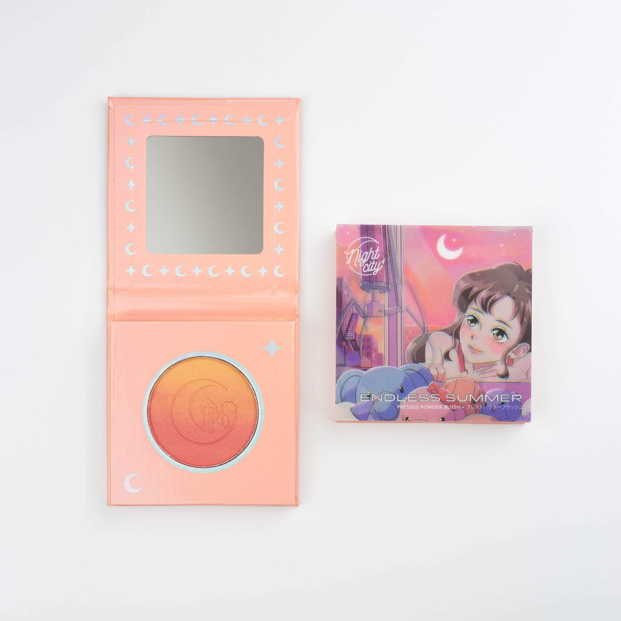 90s anime aesthetic blush summer makeup anime makeup ombre yellow orange  (7075373646024)