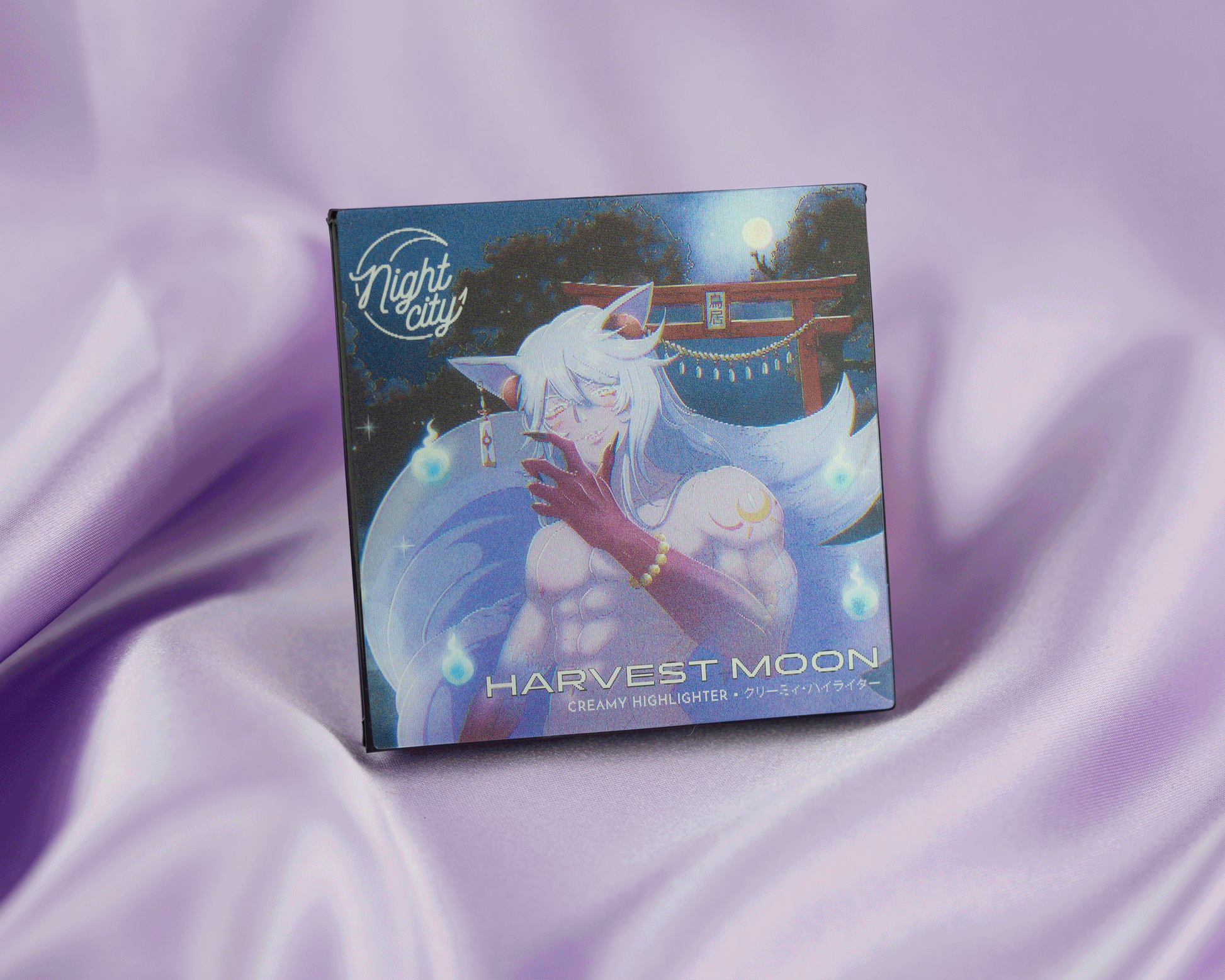 highlighter moon silver white inuyasha 90s anime aesthetic anime makeup glow (7209890316488)