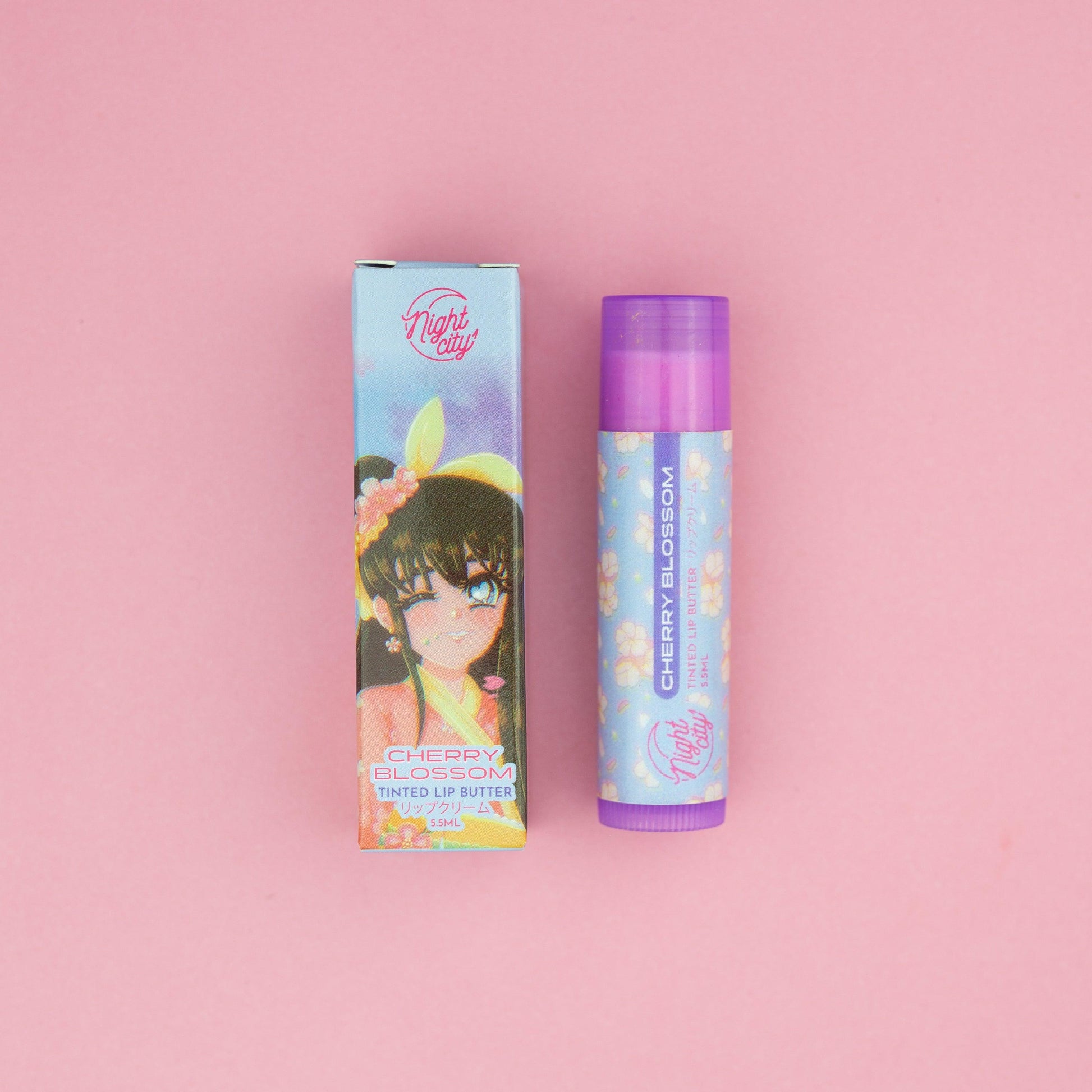 90s anime aesthetic cute kawaii anime makeup tinted lip butter orange pink cherry blossom peach pink starburst (7209929769160)
